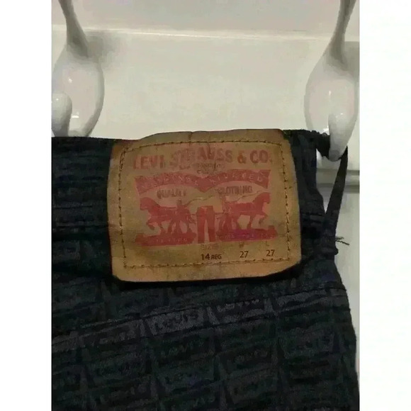 Women's Levi's Jeans‎ - Slim Taper - Black - W27 x L32 - Picture 5 of 10